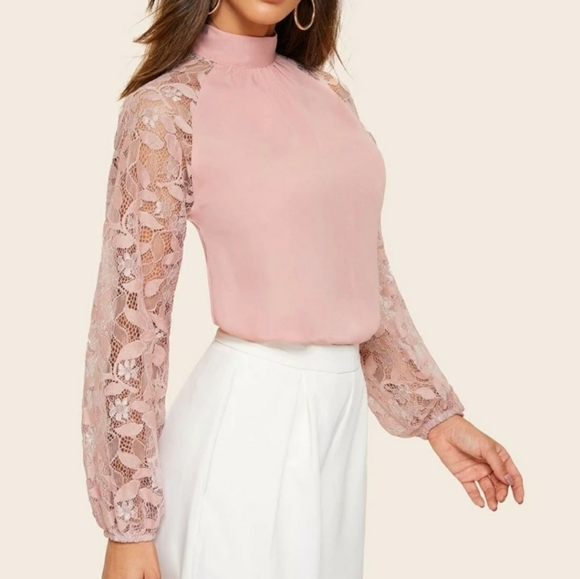 Dainty pink blouse - Picture 1 of 5